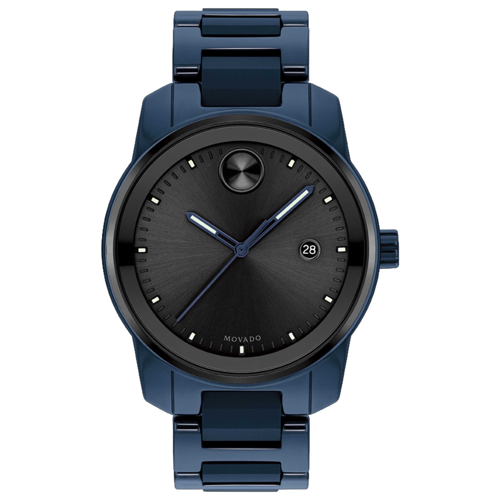 Front view of Movado Bold Men's Quartz Watch 3600728