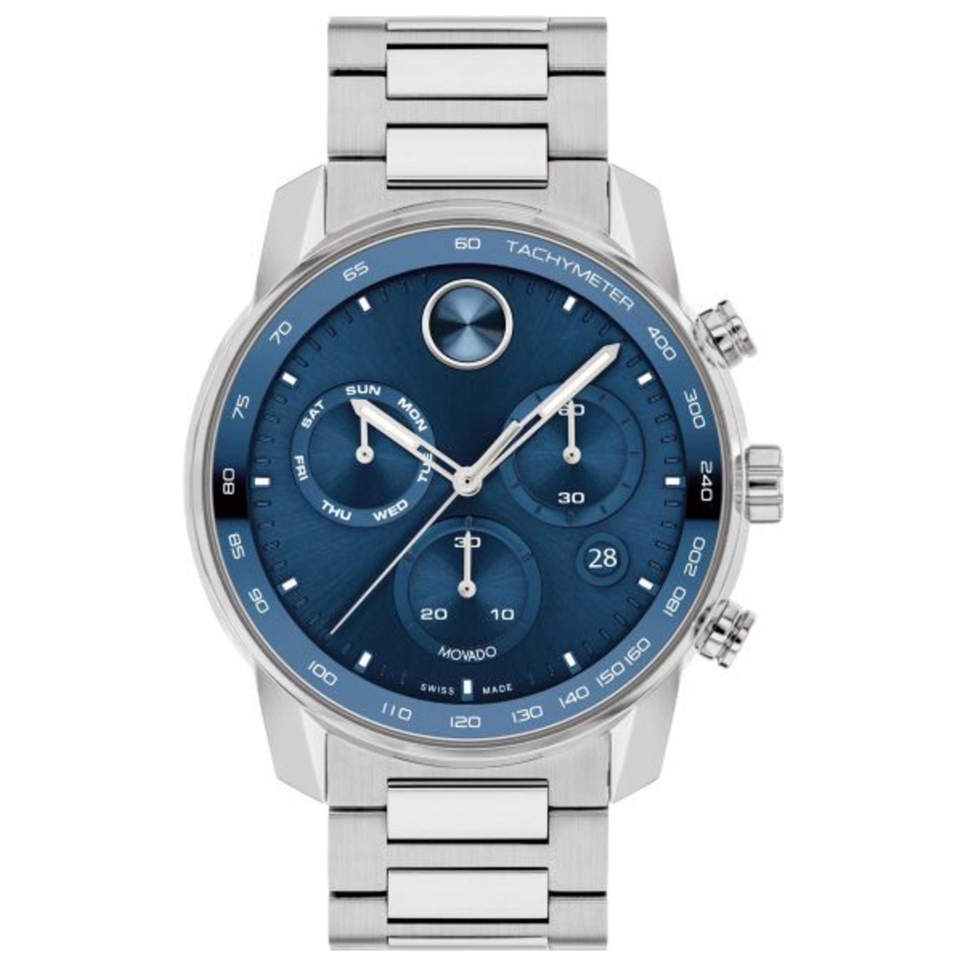 Front view of Movado Bold Verso Men's Quartz Watch 3600865