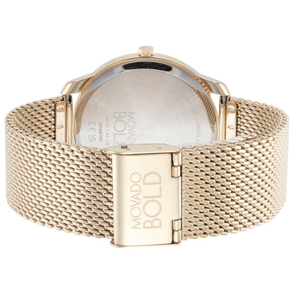 Back view of Movado Bold Men's Quartz Watch 3600903