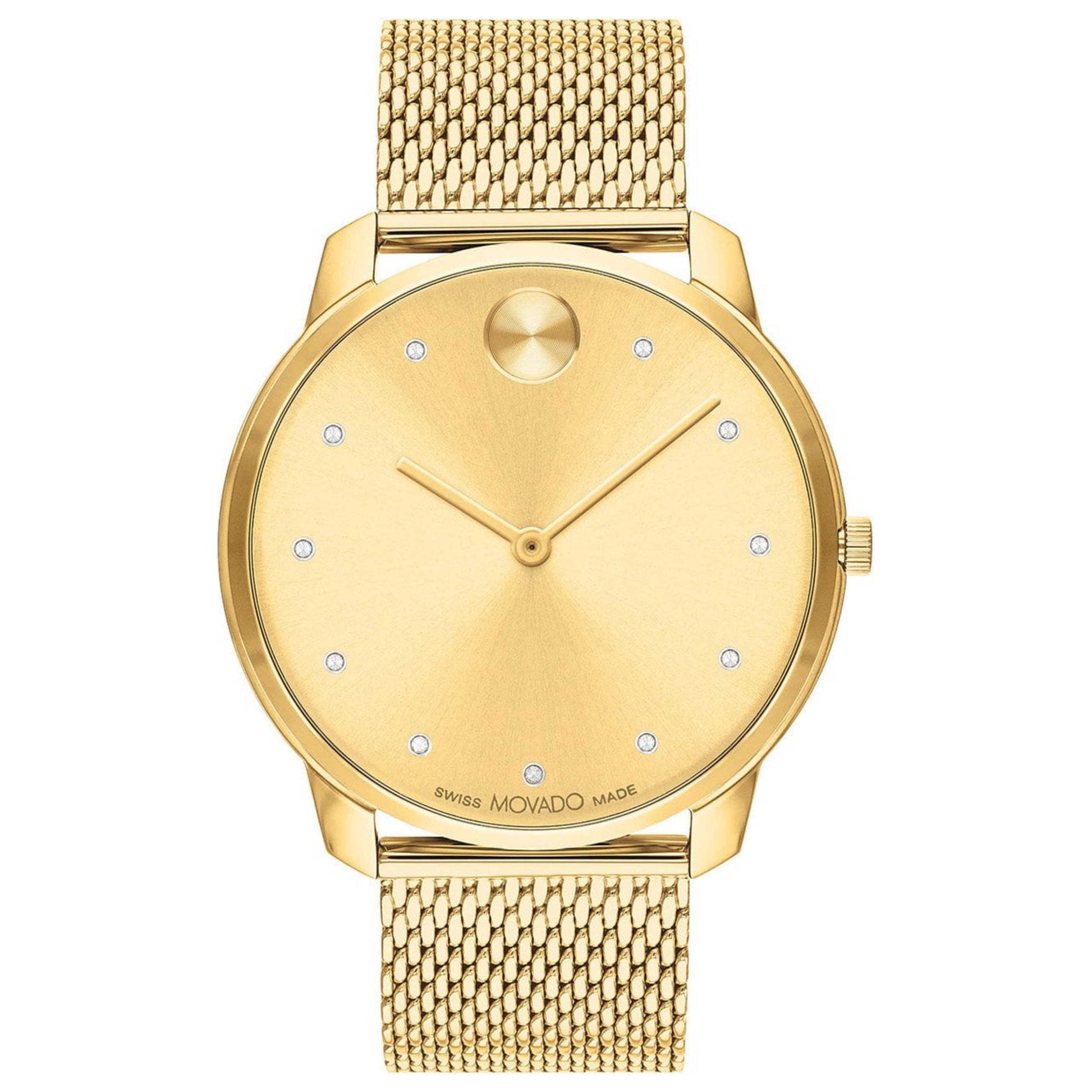 Front view of Movado Bold Men's Quartz Watch 3600903