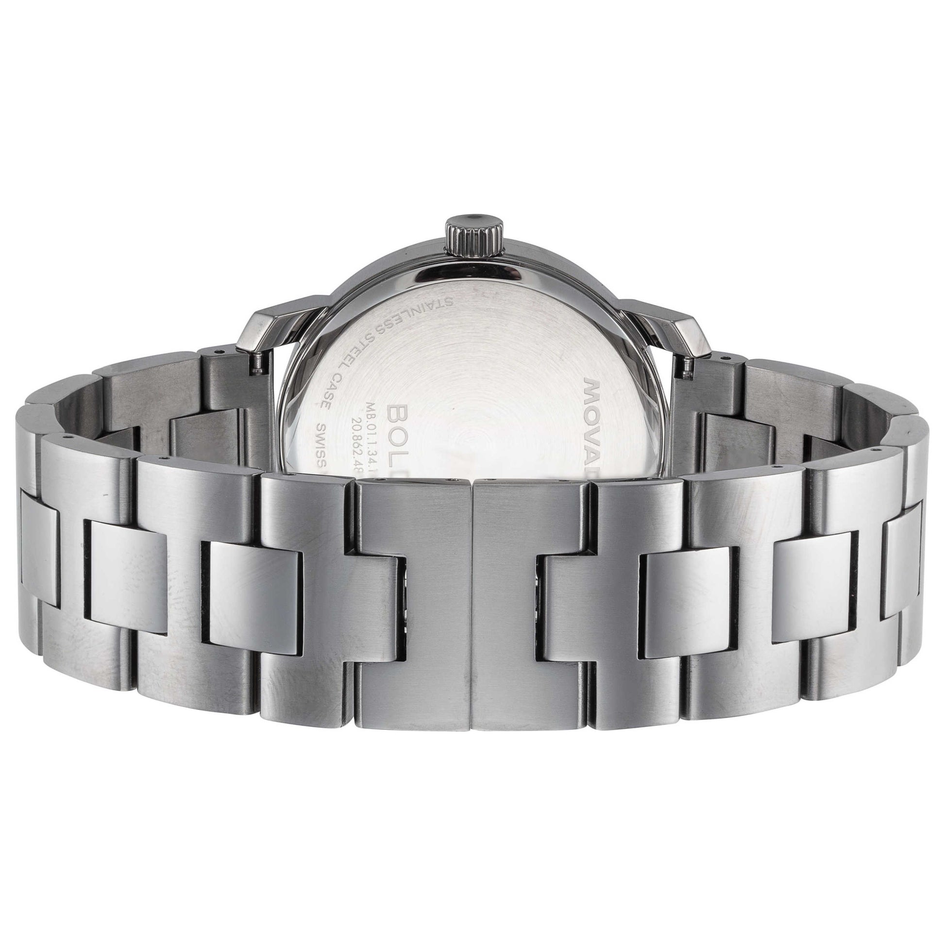 Back view of Movado Bold Men's Quartz Watch 3600913