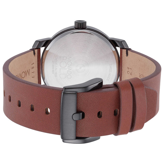 Back view of Movado Bold Men's Quartz Watch 3600917
