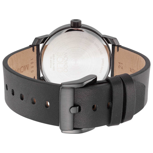 Back view of Movado Bold Men's Quartz Watch 3600918