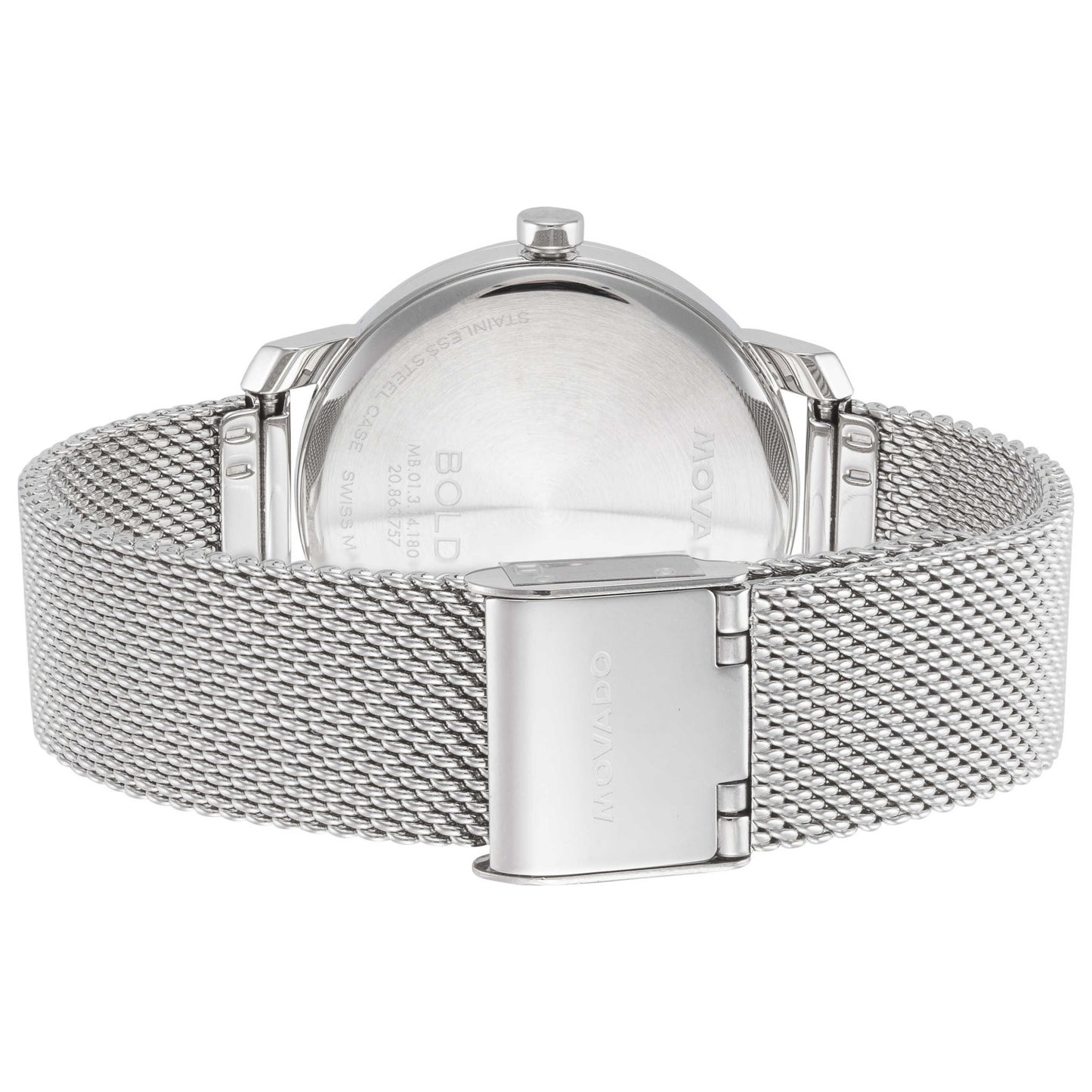 Back view of Movado Bold Women's Quartz Watch 3600919