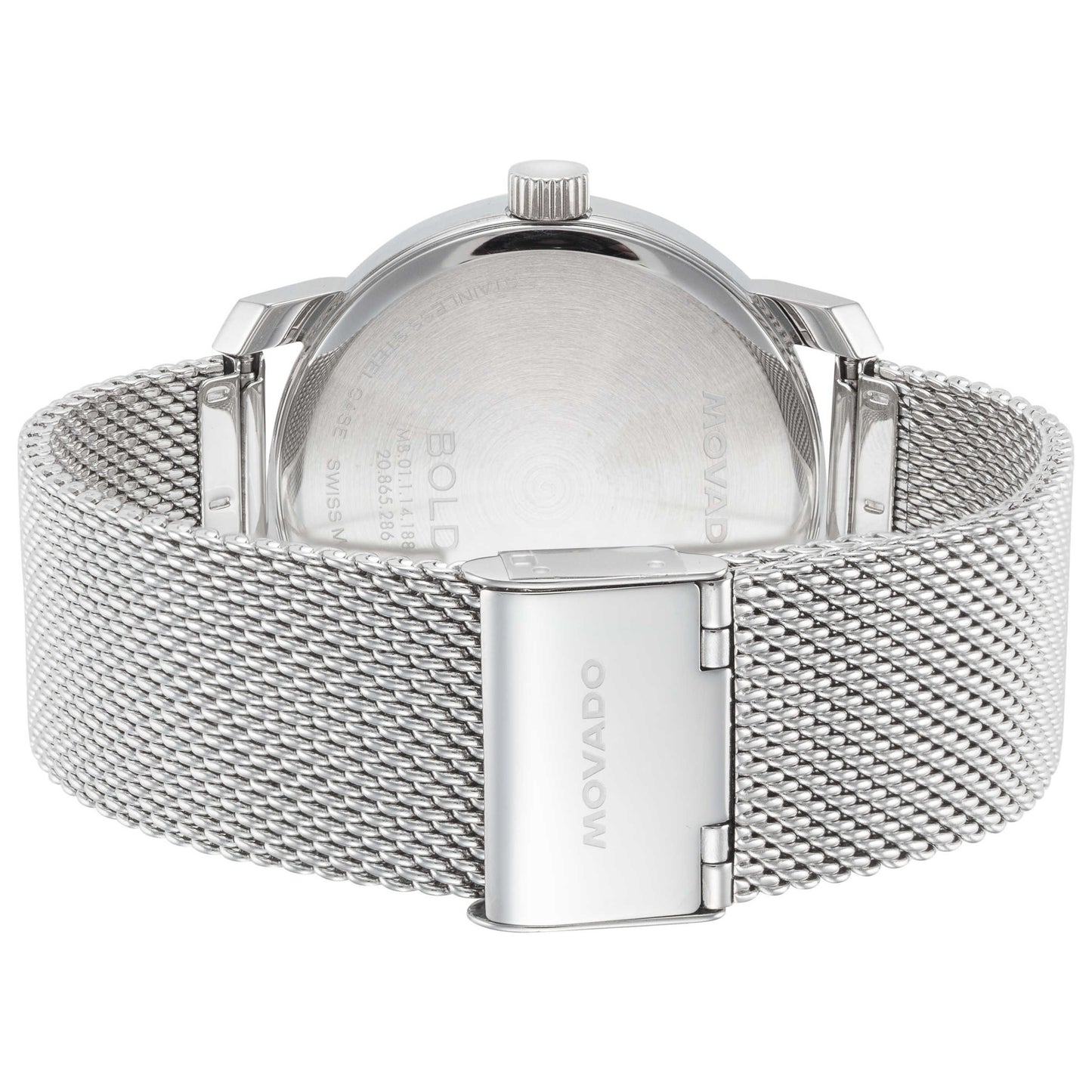 Back view of Movado Bold Men's Quartz Watch 3600958