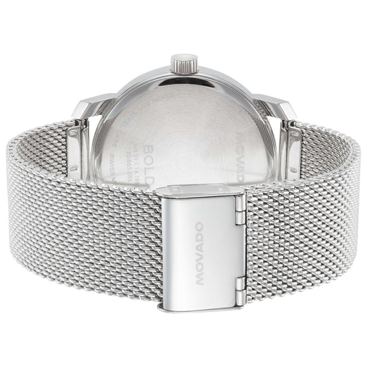 Back view of Movado Bold Men's Quartz Watch 3600958