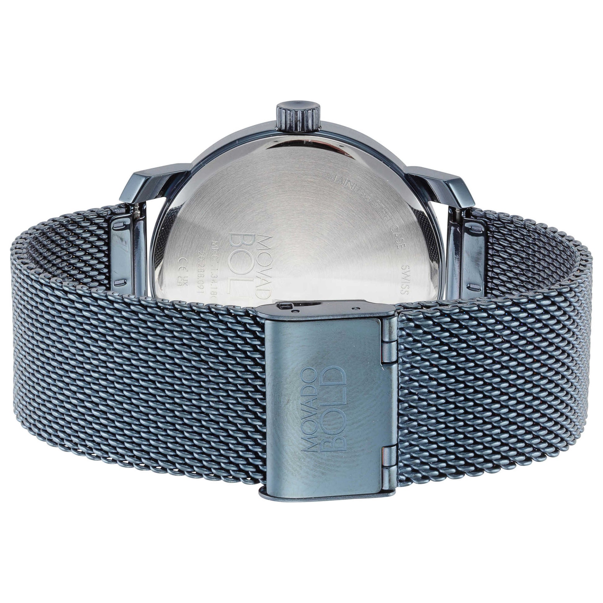 Back view of Movado Bold Men's Quartz Watch 3600959
