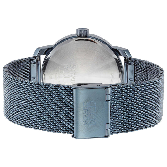 Back view of Movado Bold Men's Quartz Watch 3600959