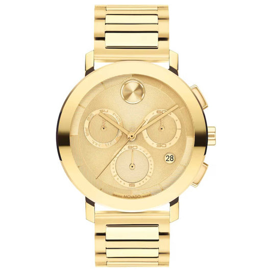 Front view of Movado Bold Men's Quartz Watch 3601098