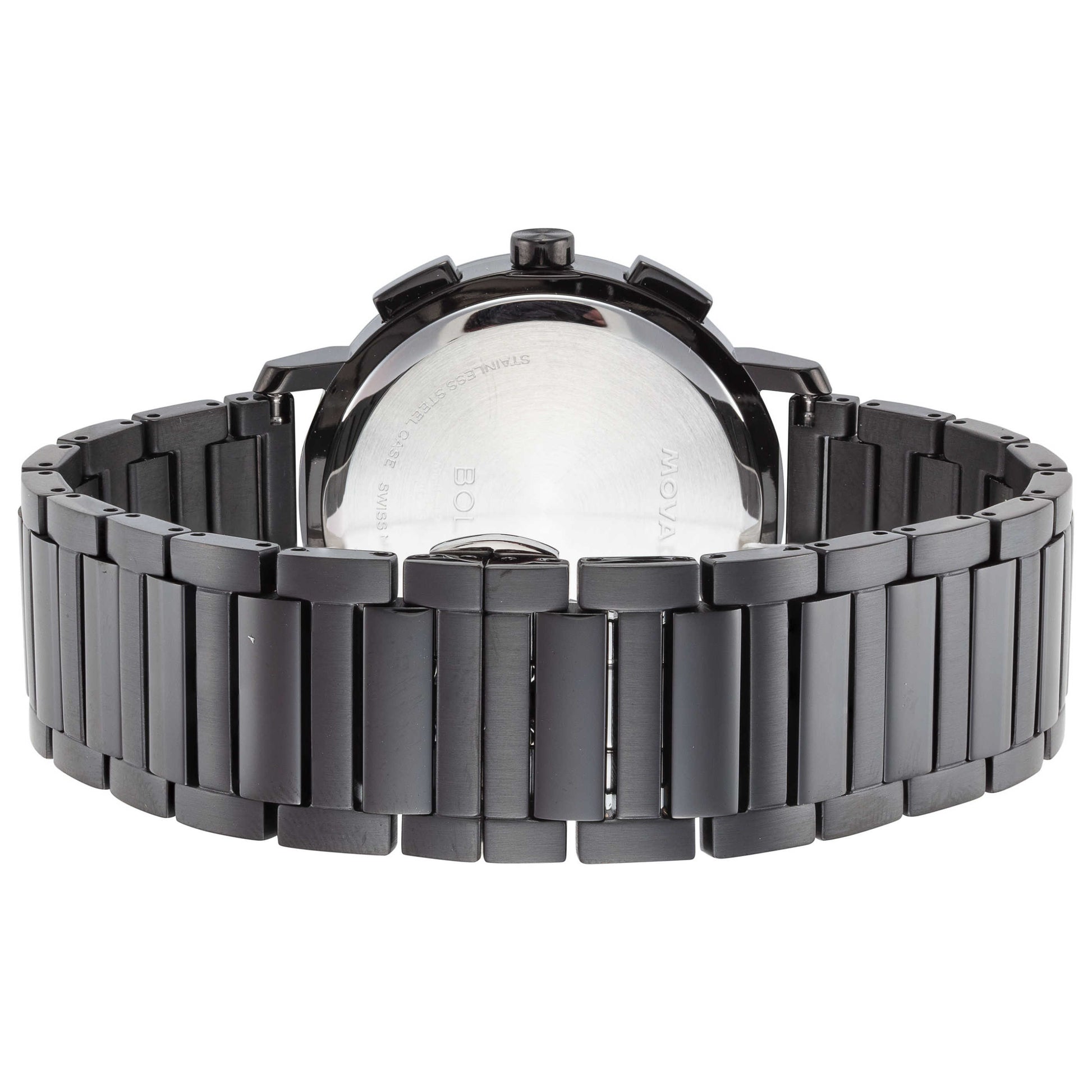 Back view of Movado Bold Men's Quartz Watch 3601099