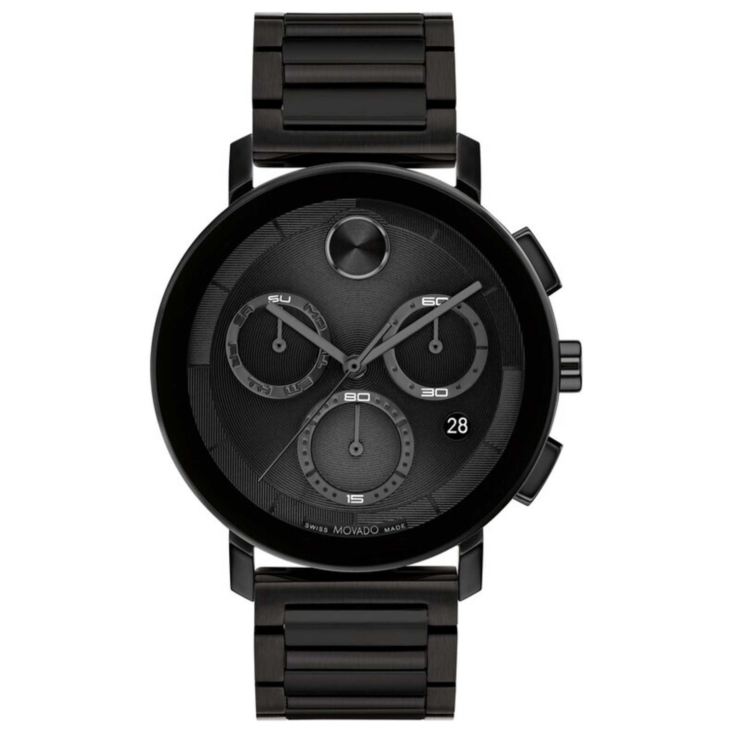 Front view of Movado Bold Men's Quartz Watch 3601099