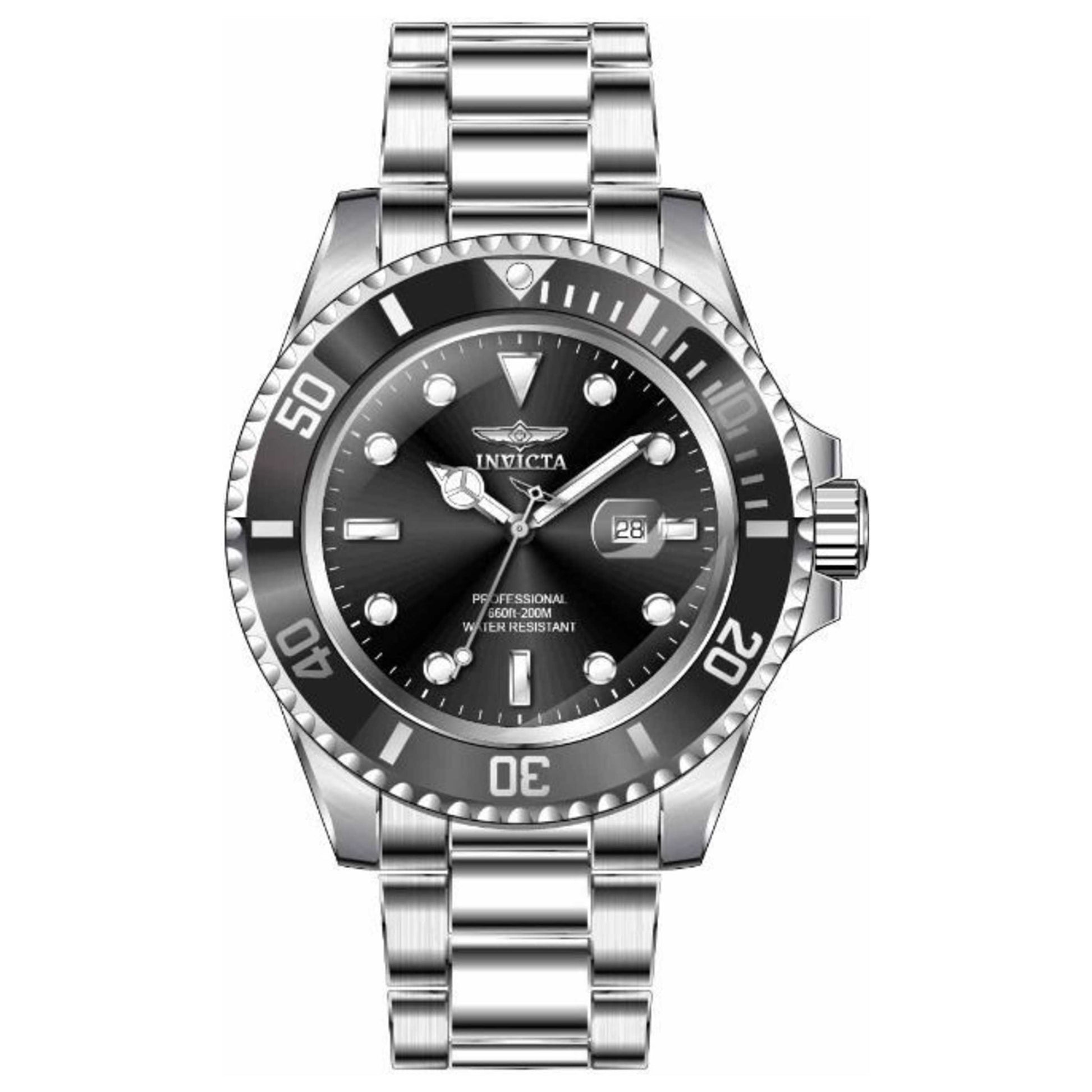 Front view of Invicta Pro Diver Men's Quartz Watch 36051
