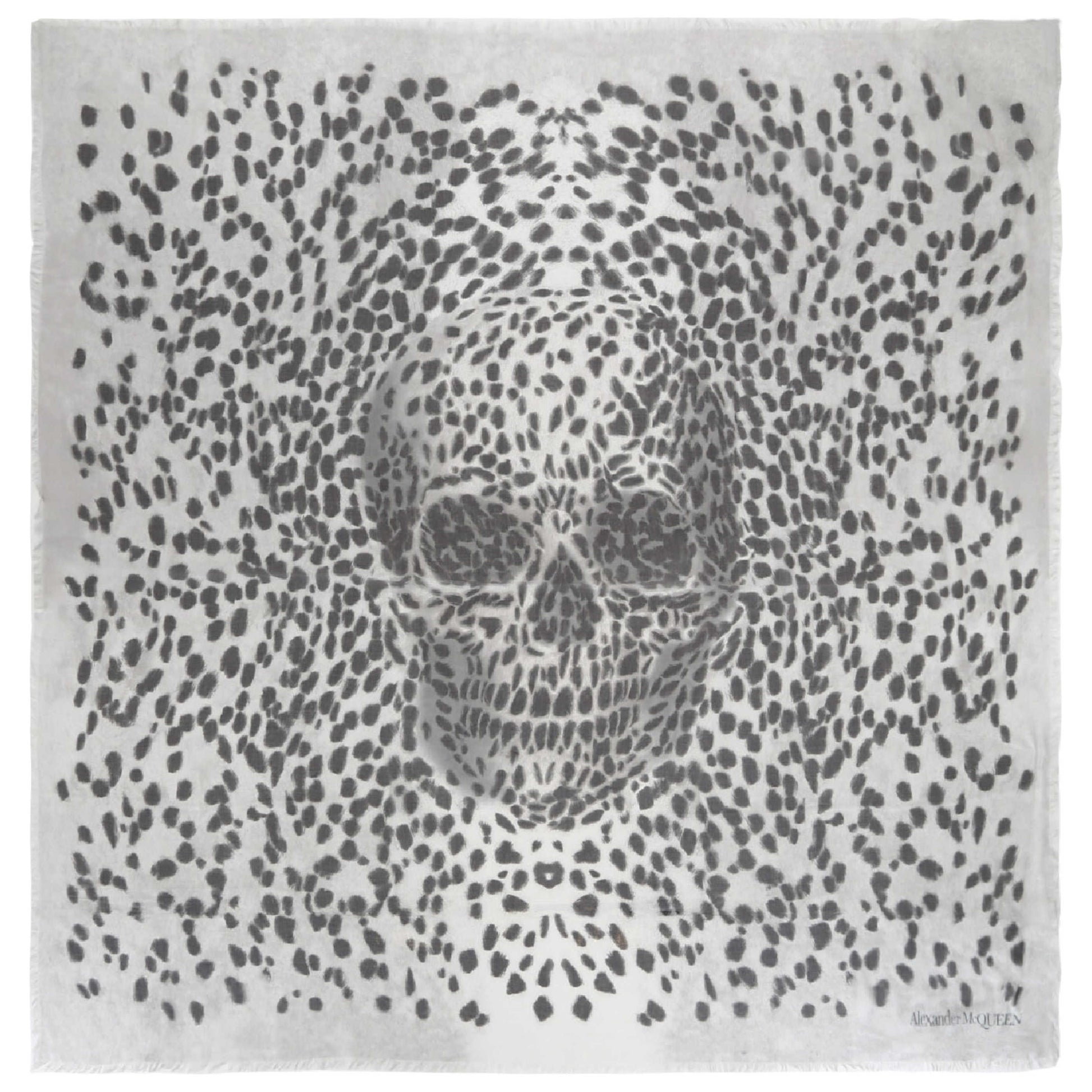 Front view of Alexander McQueen Women's Scarves 364916-3418Q-9260