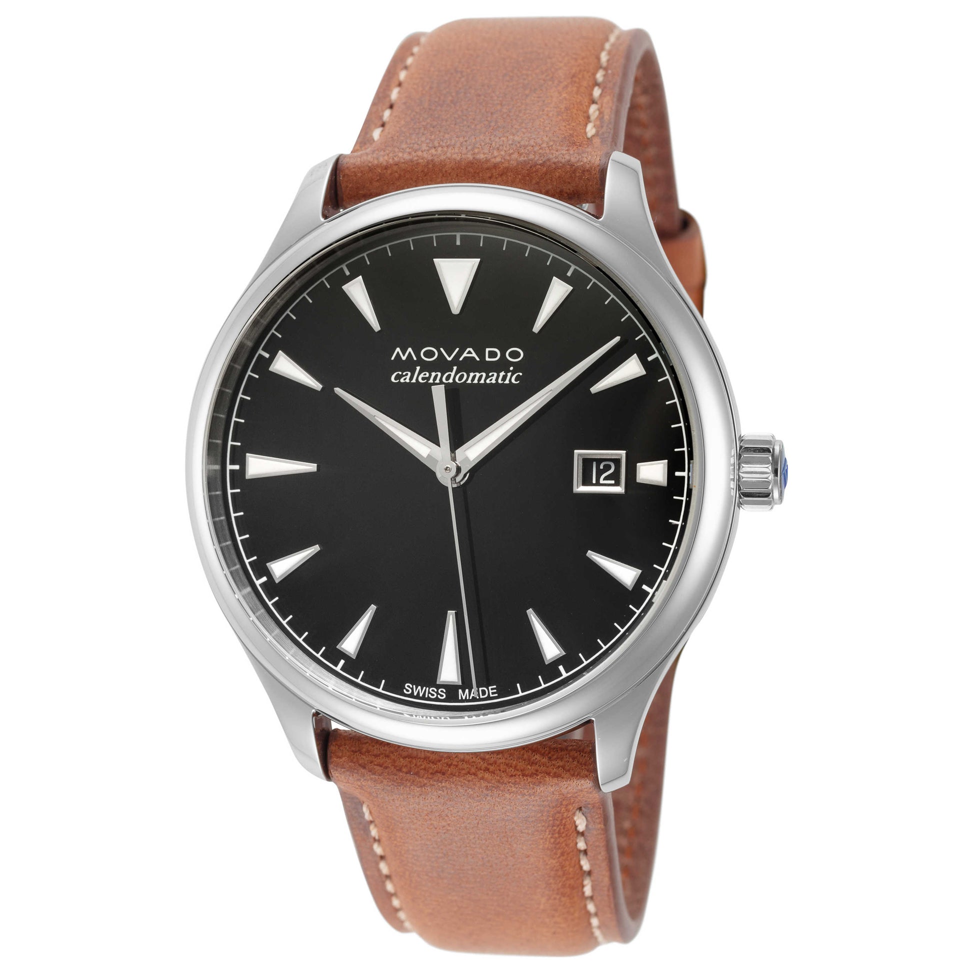 Front view of Movado Heritage Men's Automatic Watch 3650055
