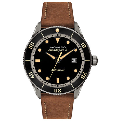 Front view of Movado Heritage Men's Automatic Watch 3650106