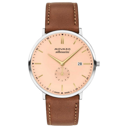 Front view of Movado Heritage Men's Quartz Watch 3650188