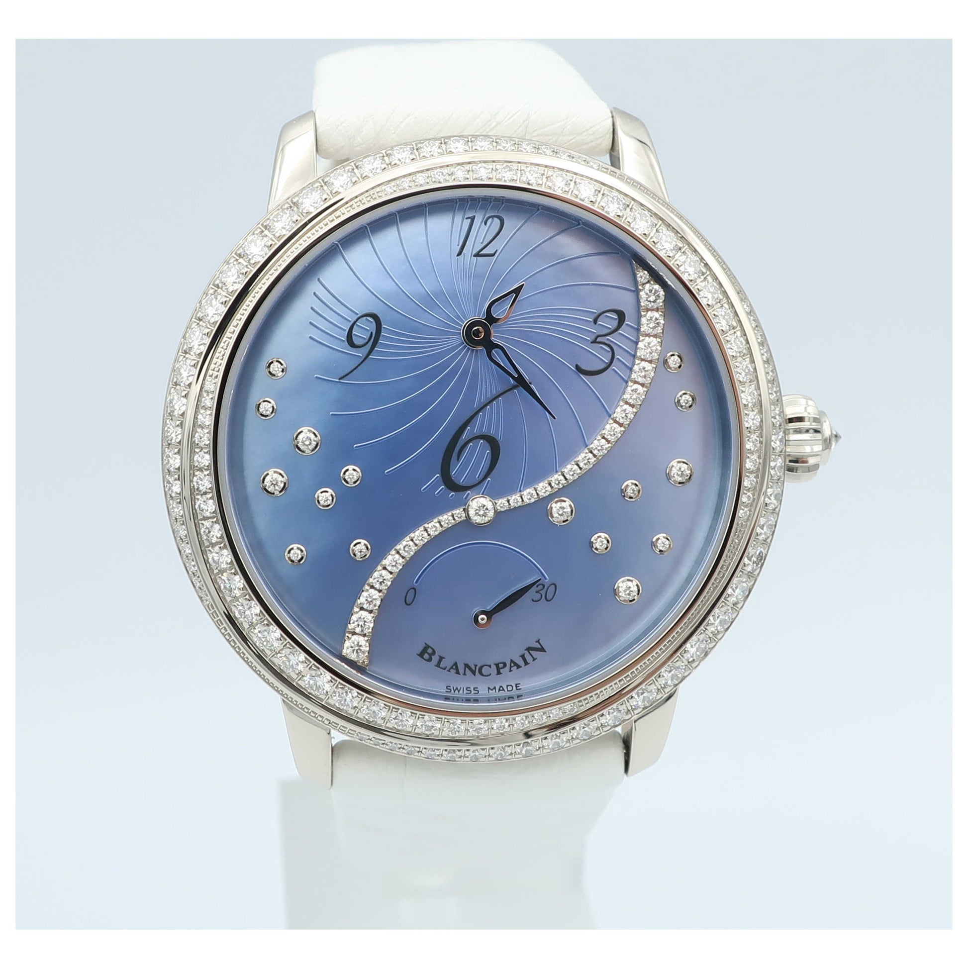 Front view of Blancpain Women Women's Automatic Watch 3650A-3554L-58B-SD