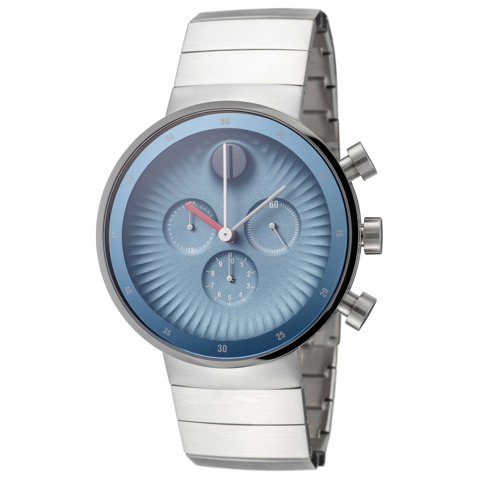 Front view of Movado Edge Men's Swiss Quartz (Battery-Powered) Watch 3680010