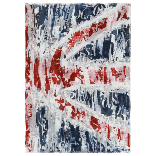 Front view of Alexander McQueen Women's Scarves 368917-3418Q-4174