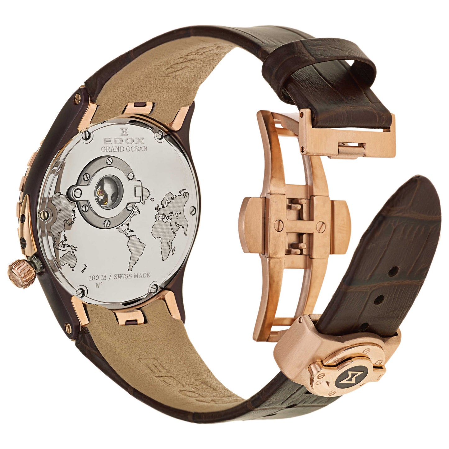 Edox Grand Ocean Women's Automatic Watch 37008-1-357BRR-BRIR - Image #2