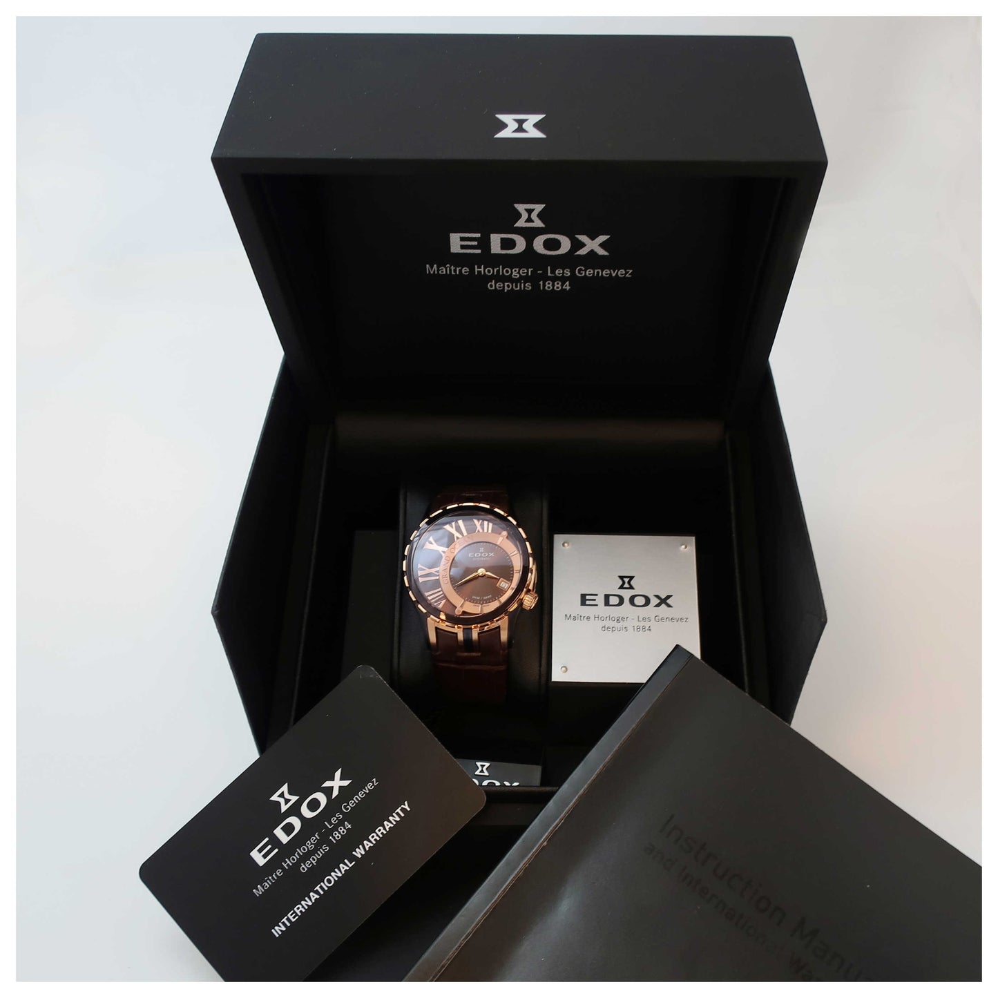 Edox Grand Ocean Women's Automatic Watch 37008-1-357BRR-BRIR - Image #6