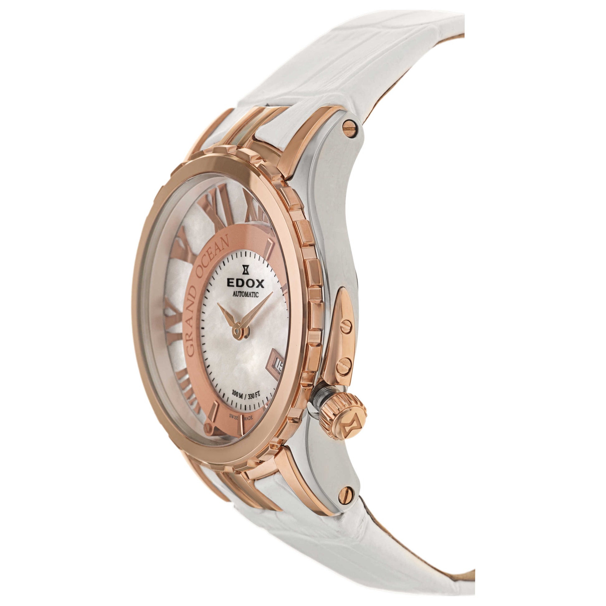 Edox Grand Ocean Women's Automatic Watch 37008-1-357R-NAIR - Image #4