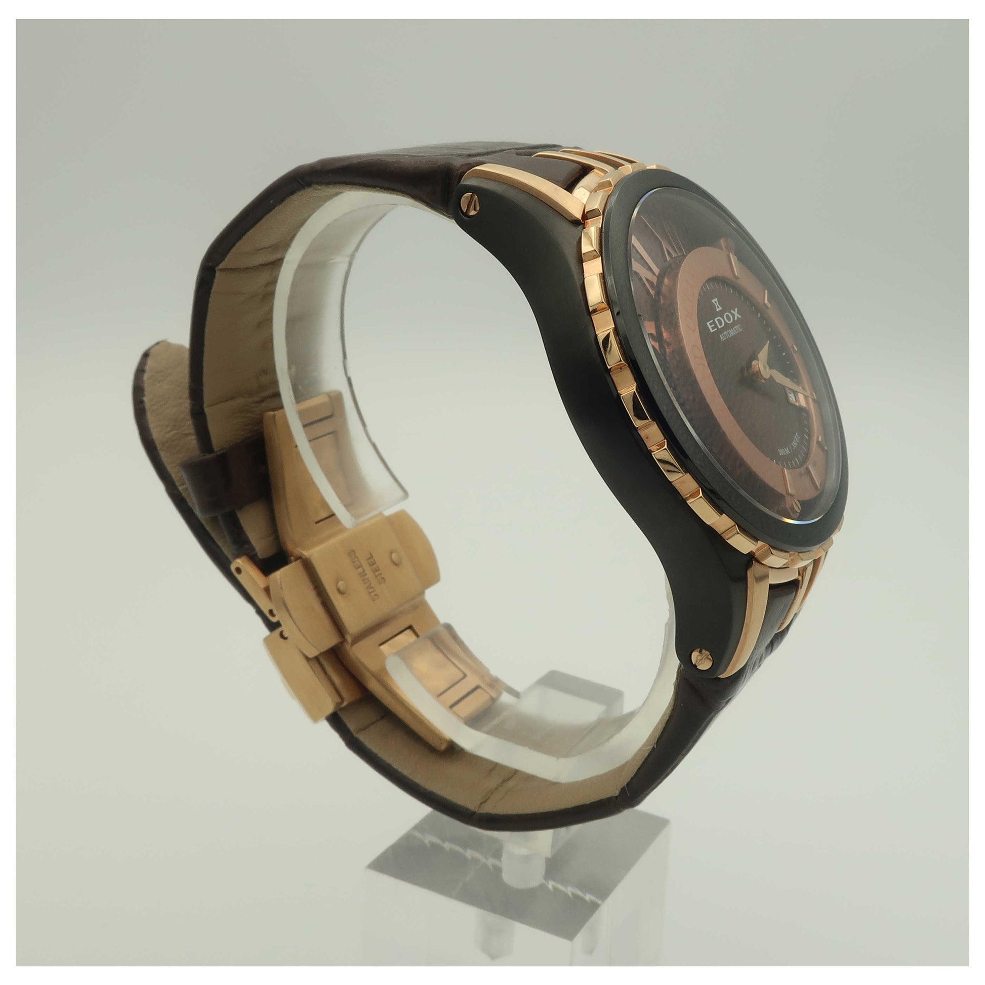 Edox Grand Ocean Women's Automatic Watch 37008-1357BRRBRIR-SD - Image #3