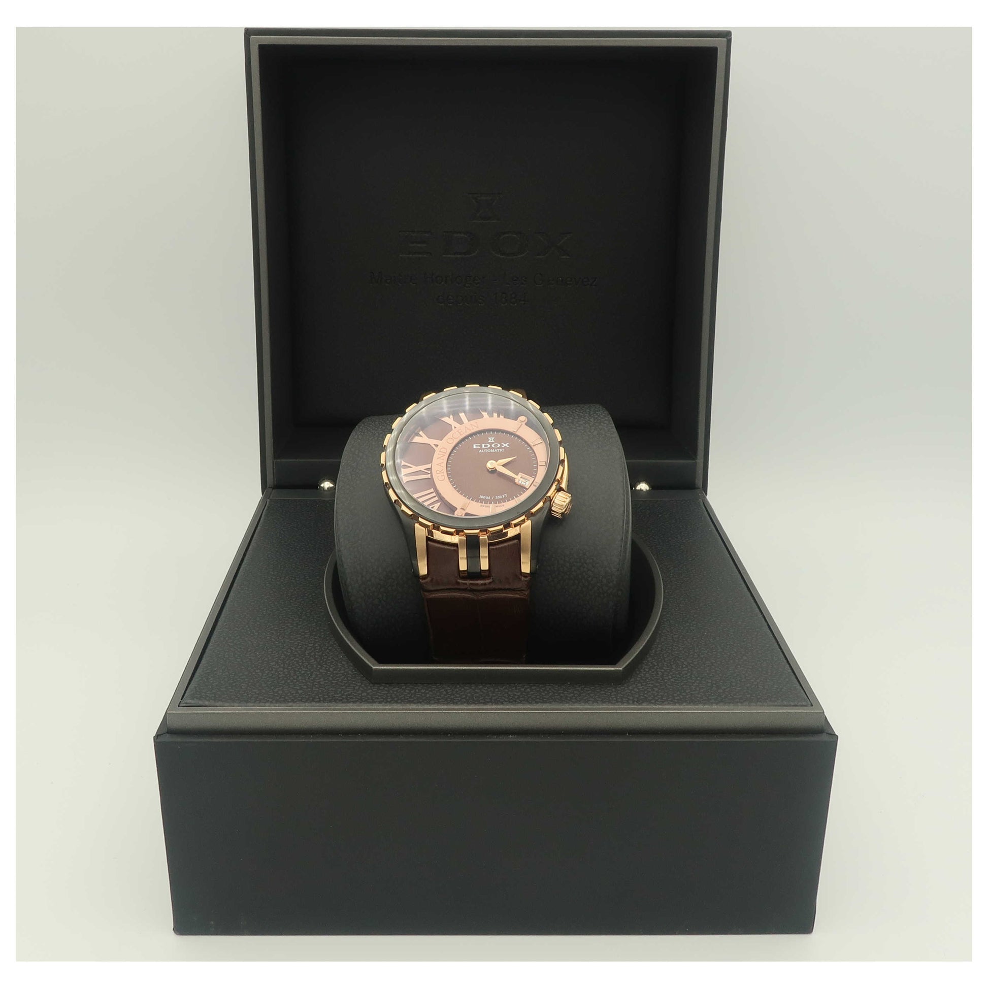 Edox Grand Ocean Women's Automatic Watch 37008-1357BRRBRIR-SD - Image #6
