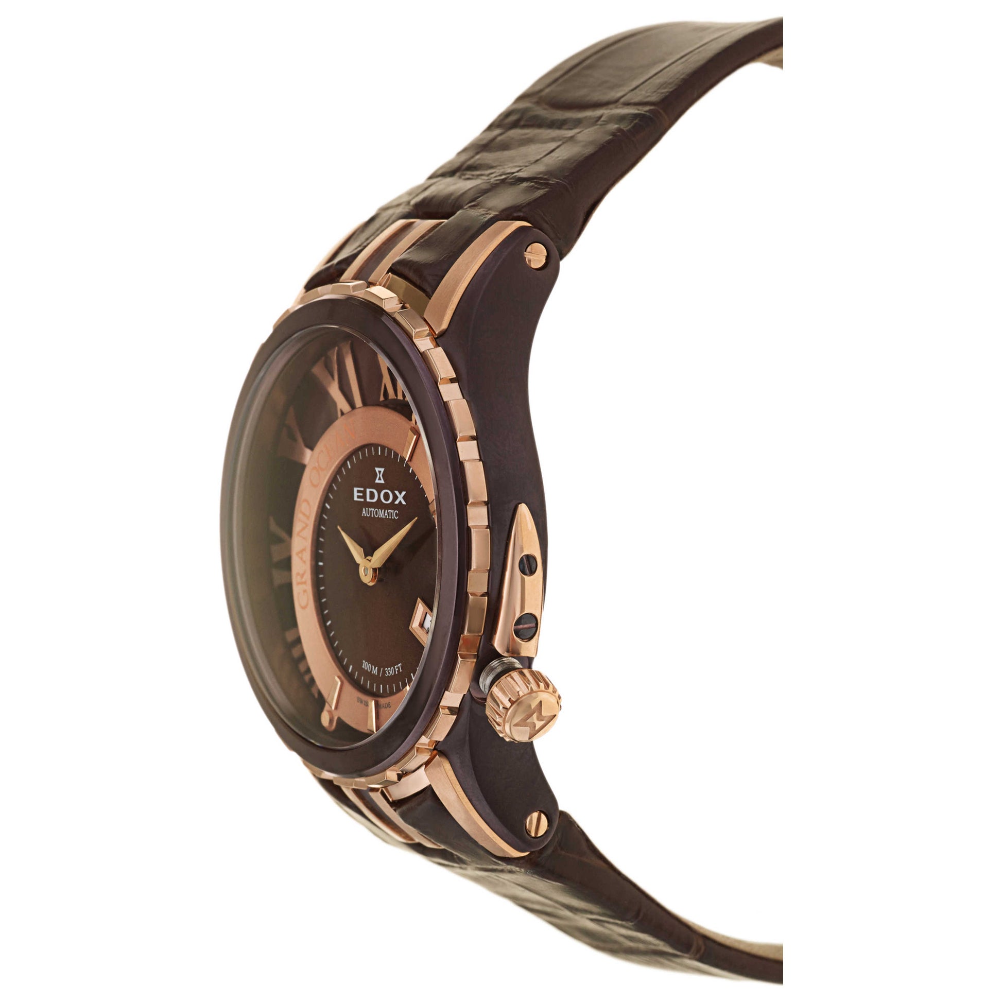 Edox Grand Ocean Women's Automatic Watch 37008-357BRR-BRIR-2 - Image #4