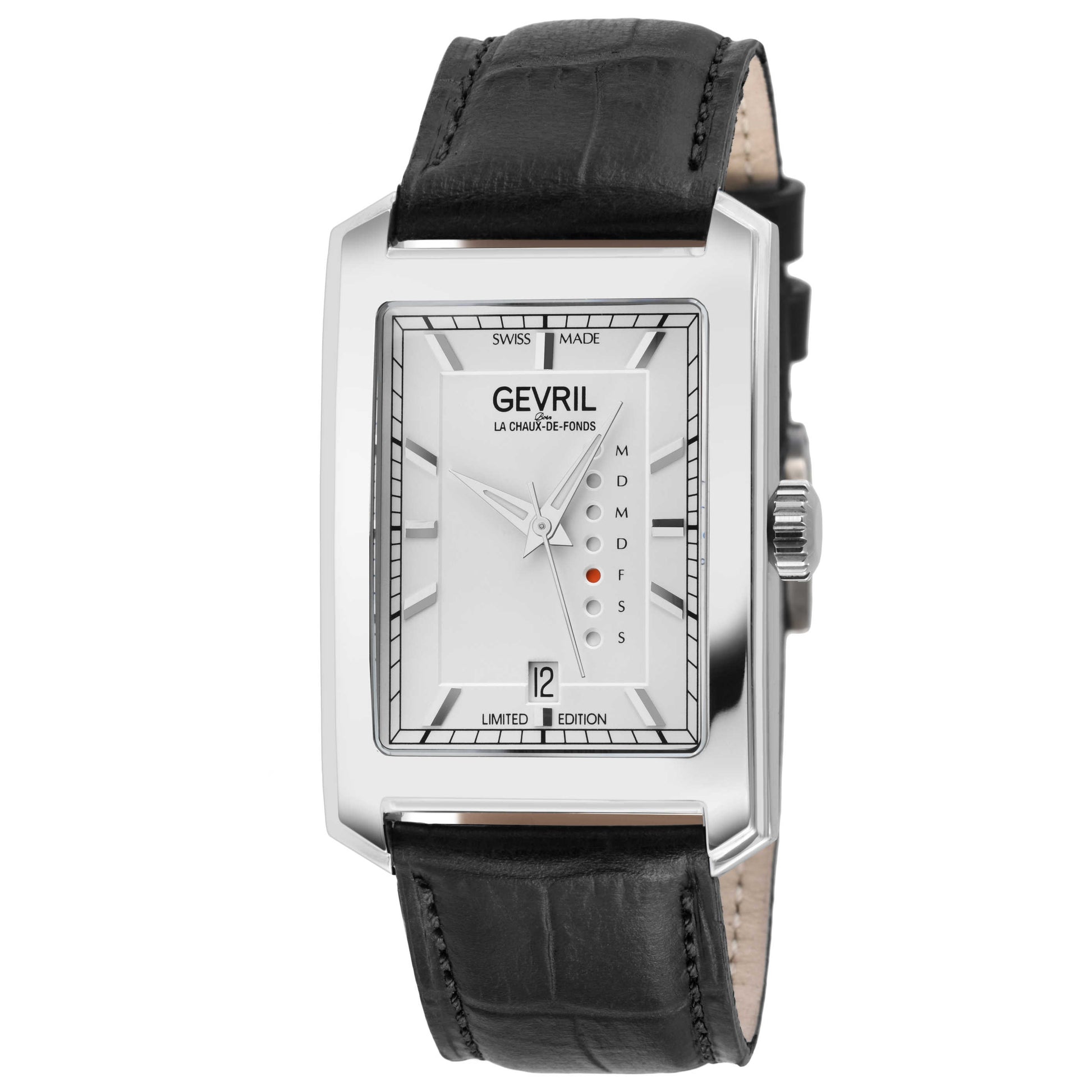 Front view of Gevril Manhattanhenge Men's Automatic Watch 371.60.62.1