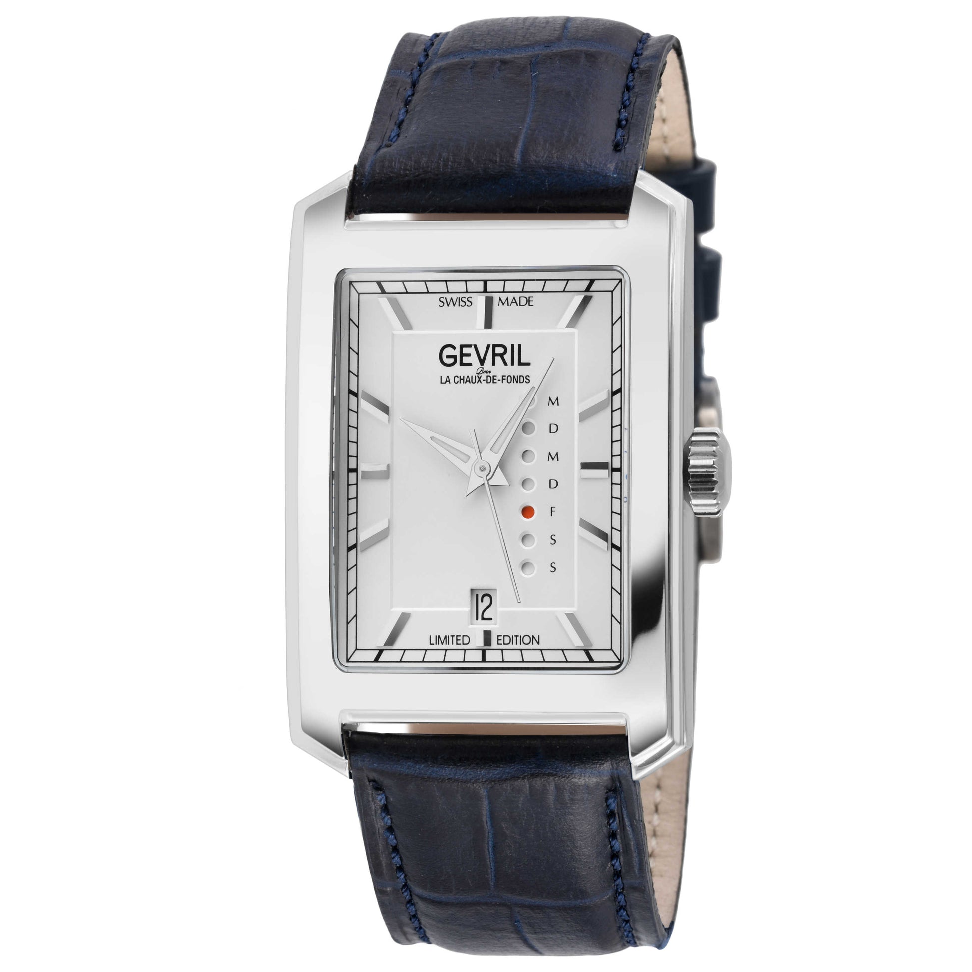 Front view of Gevril Manhattanhenge Men's Automatic Watch 371.60.62