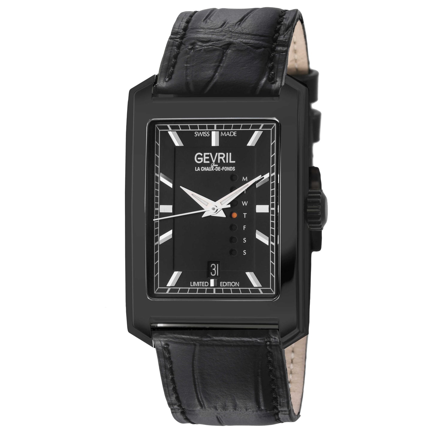 Front view of Gevril Manhattanhenge Men's Automatic Watch 371.65.32