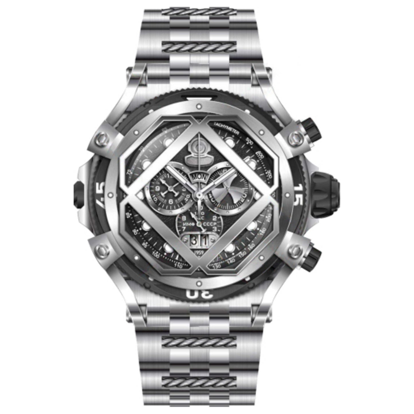 Front view of Invicta Pro Diver Men's Quartz Watch 37171