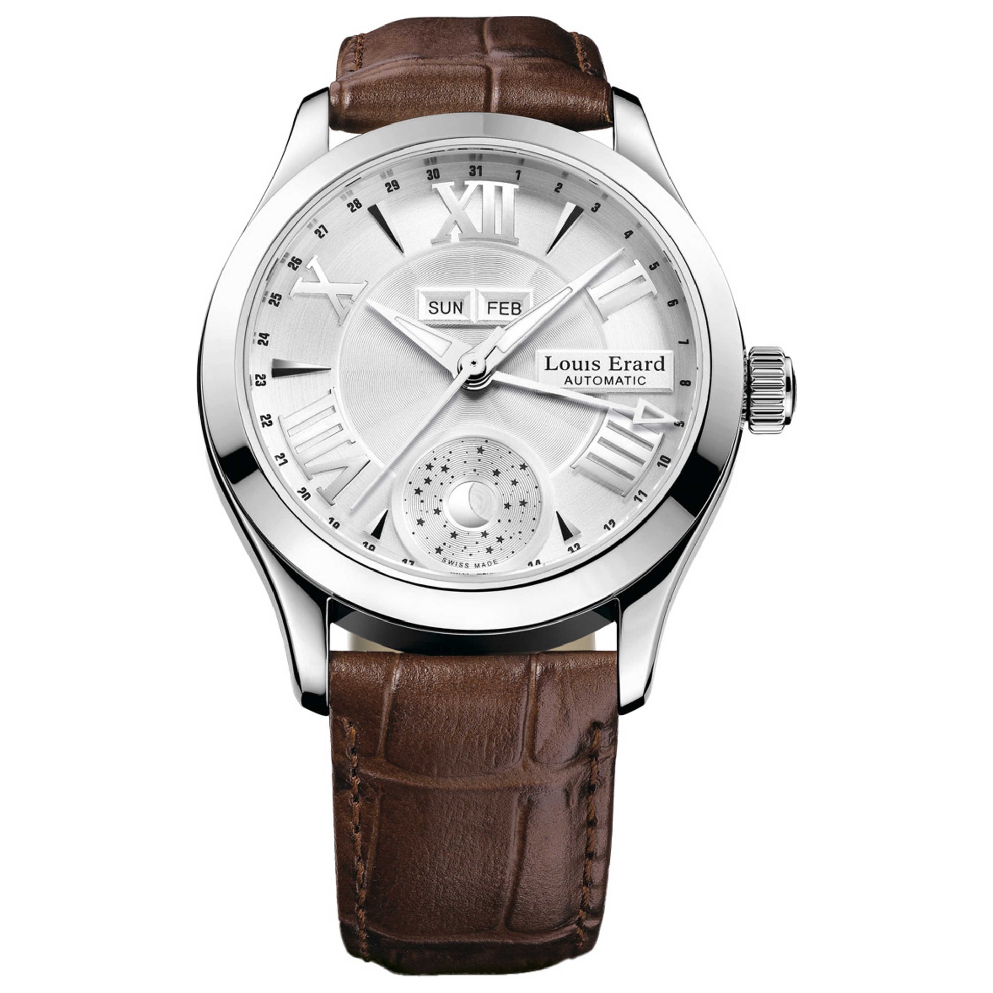 Front view of Louis Erard 1931 Men's Automatic Watch 37204AA21BDC21