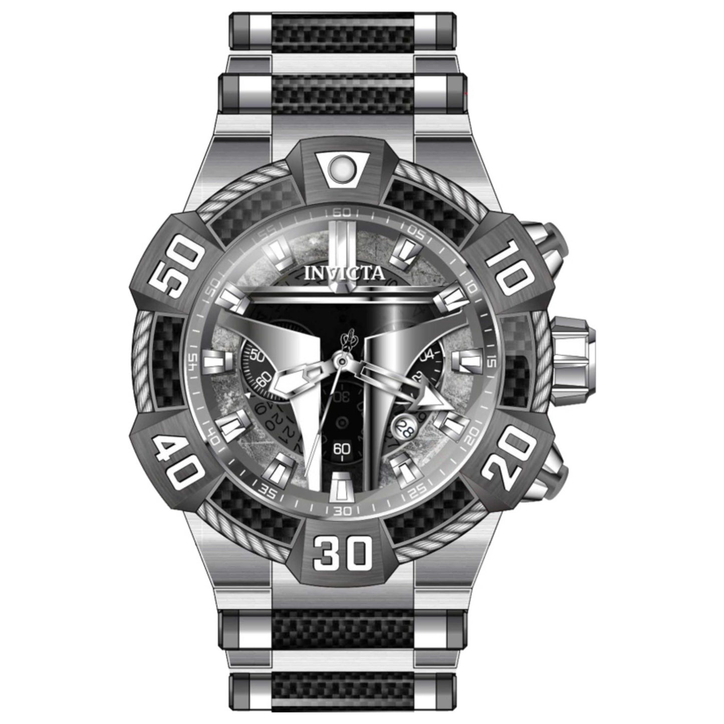 Front view of Invicta Star Wars Men's Quartz Watch 37370