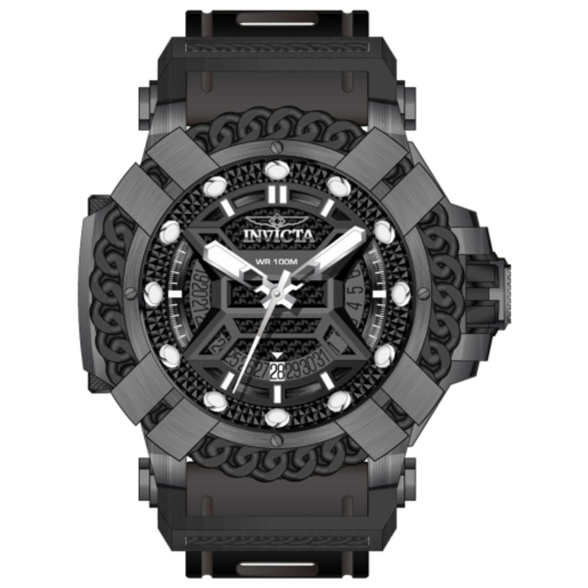 Front view of Invicta Bolt Men's Quartz Watch 37521