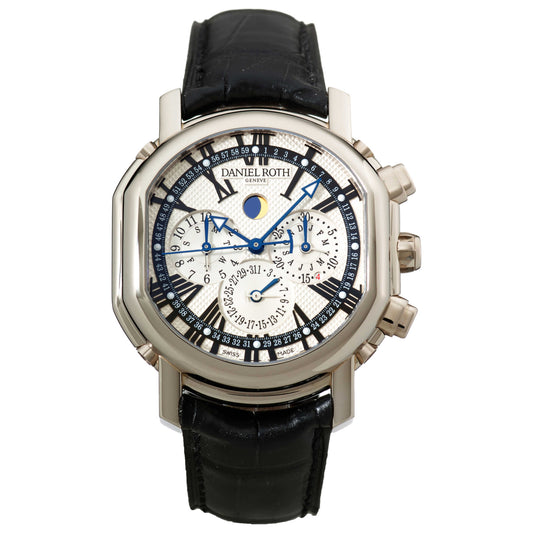 Front view of Daniel Roth Perpetual Calendar Men's Automatic Watch 379-Y-60-192-CN-BD