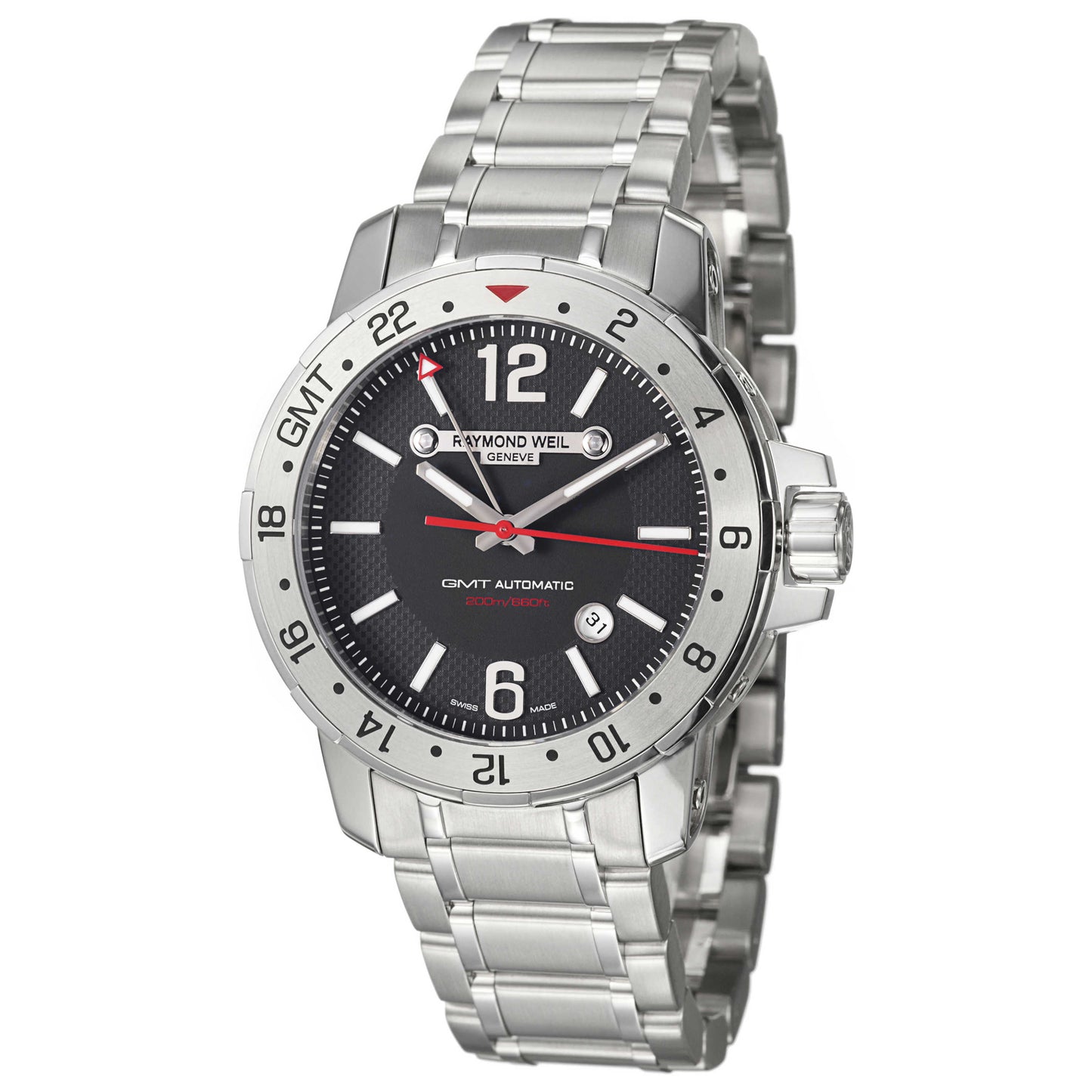 Front view of Raymond Weil Nabucco Men's Automatic Watch 3800-ST-05207