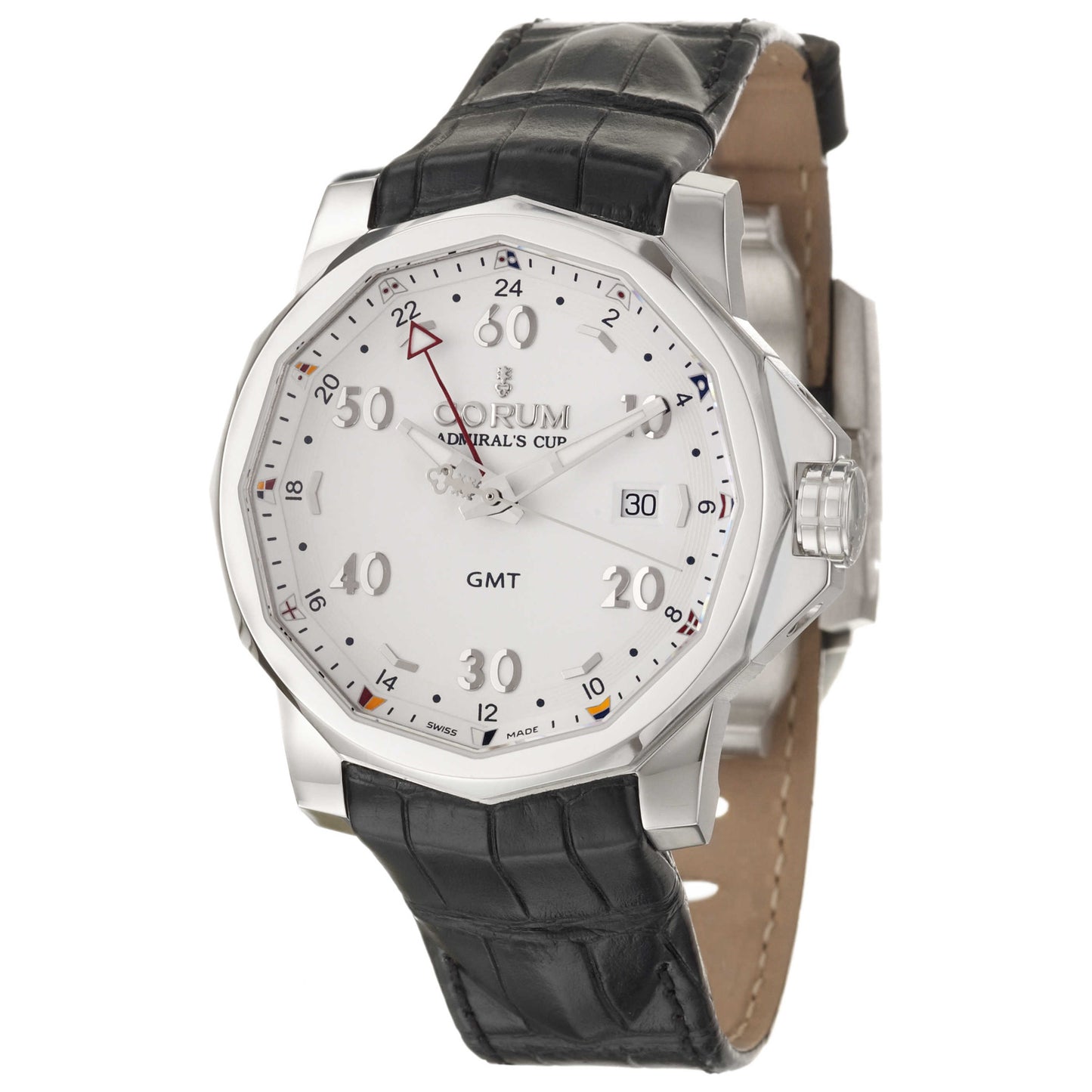Front view of Corum Admiral's Cup Men's Automatic Watch 383-330-20-0F81-AA12