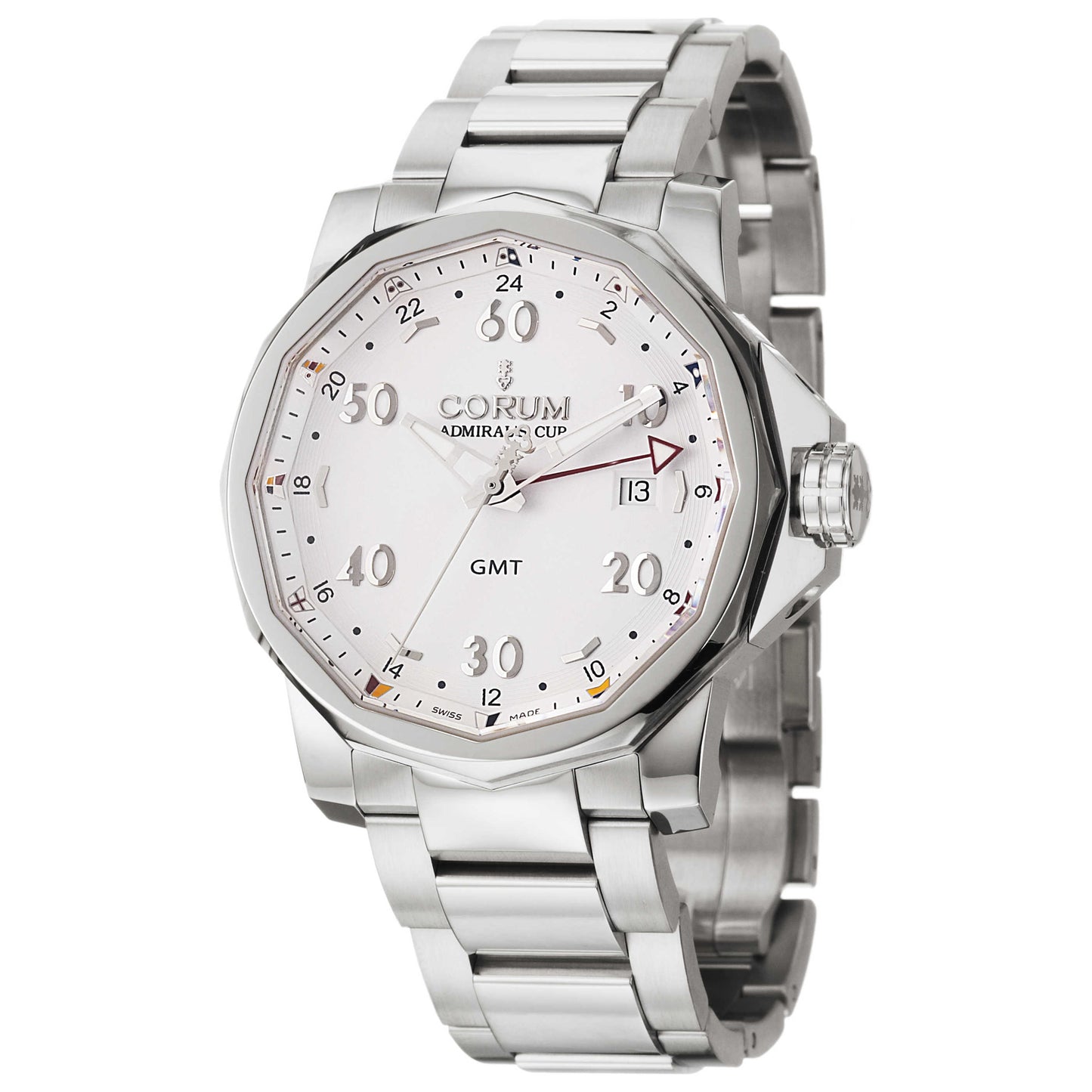 Front view of Corum Admiral's Cup Men's Automatic Watch 383-330-20-V701-AA12