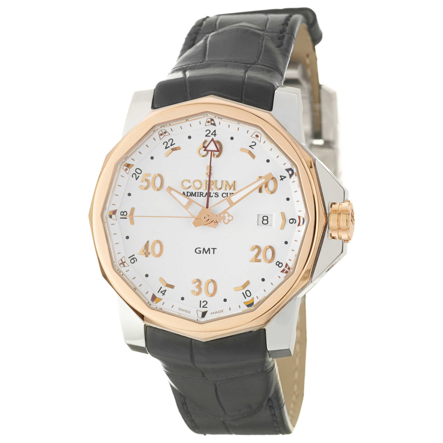 Front view of Corum Admiral's Cup Men's Automatic Watch 383-330-24-0F81-AA12
