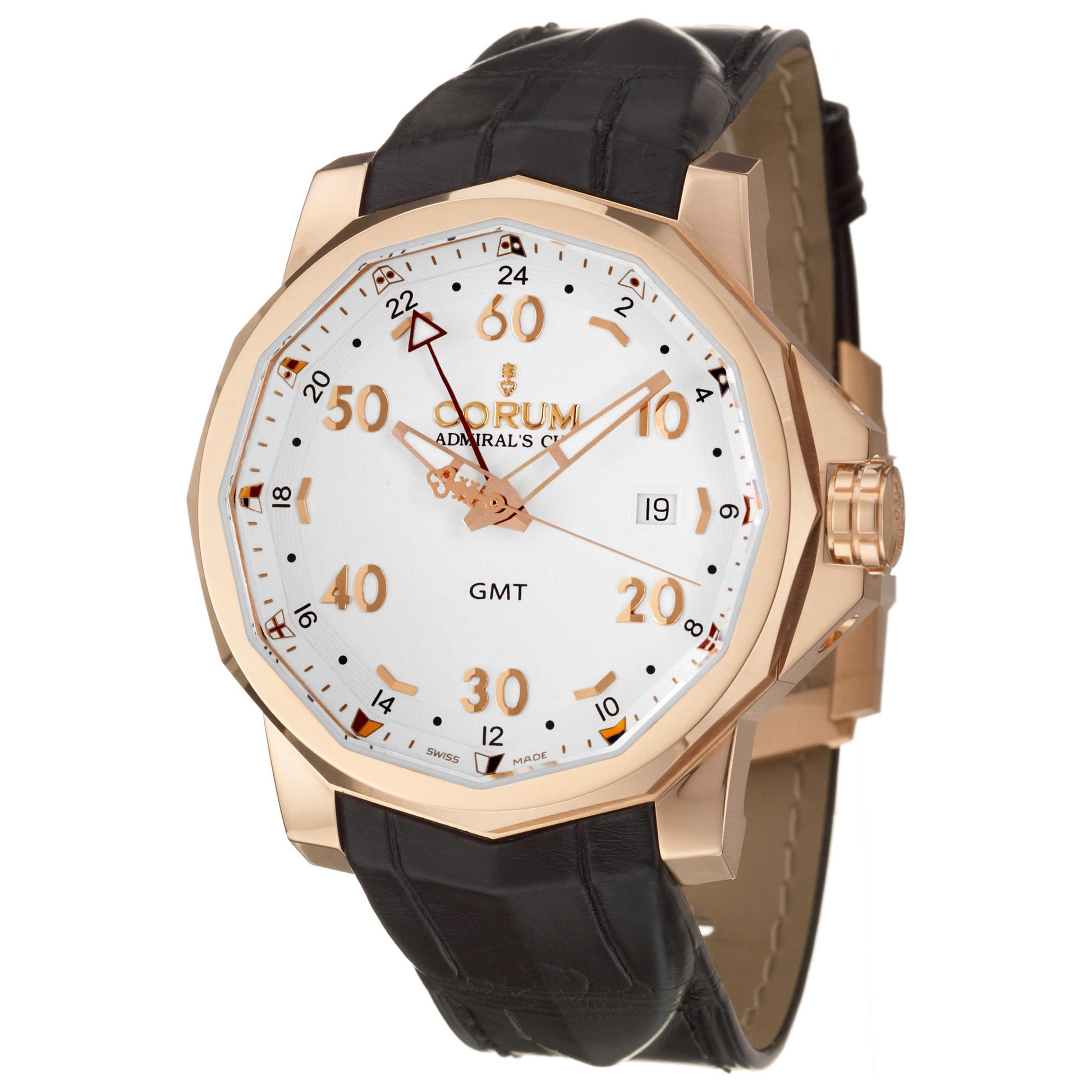 Front view of Corum Admiral's Cup Men's Automatic Watch 383-330-55-0081-AA12