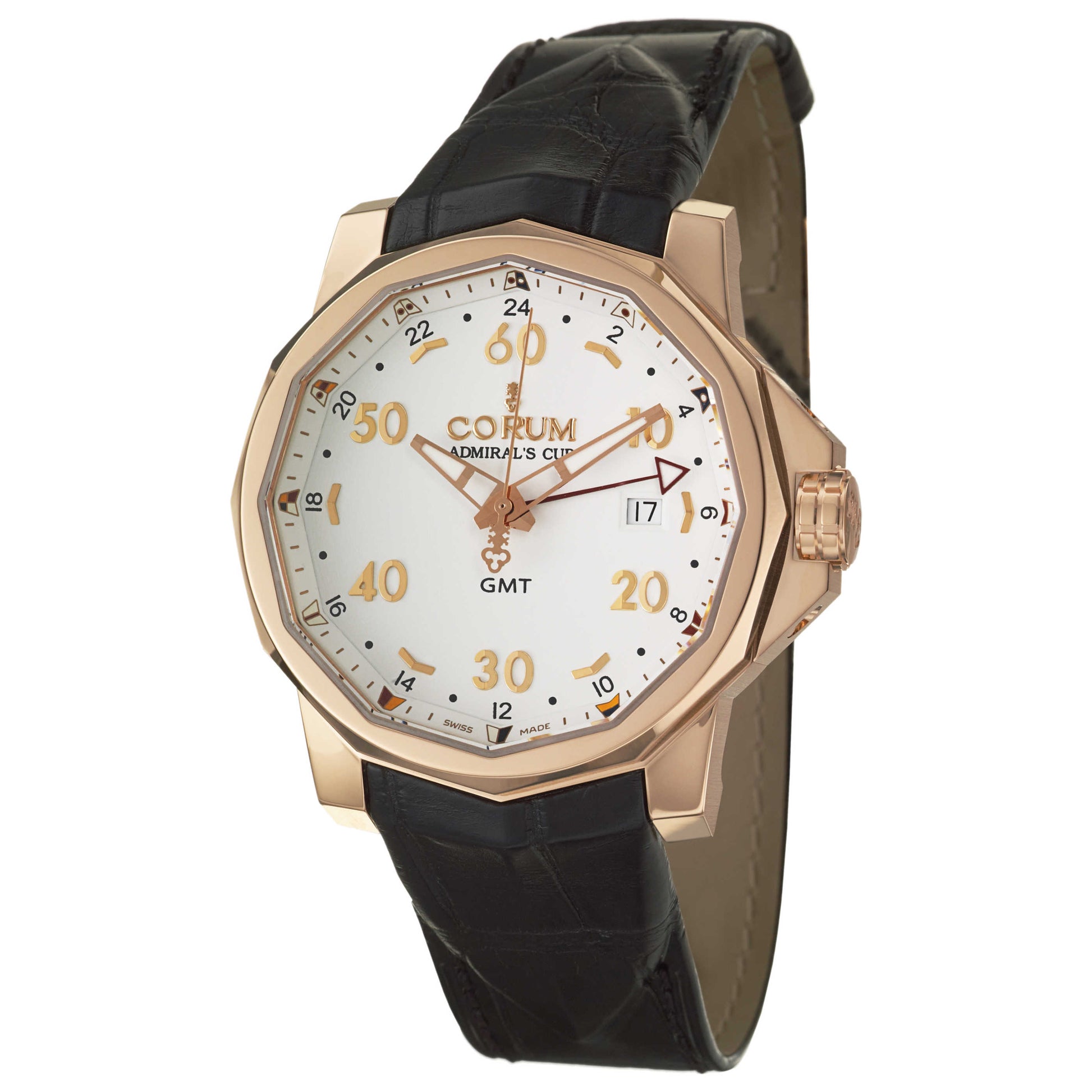 Front view of Corum Admiral's Cup Men's Automatic Watch 383-330-55-0081-AA22