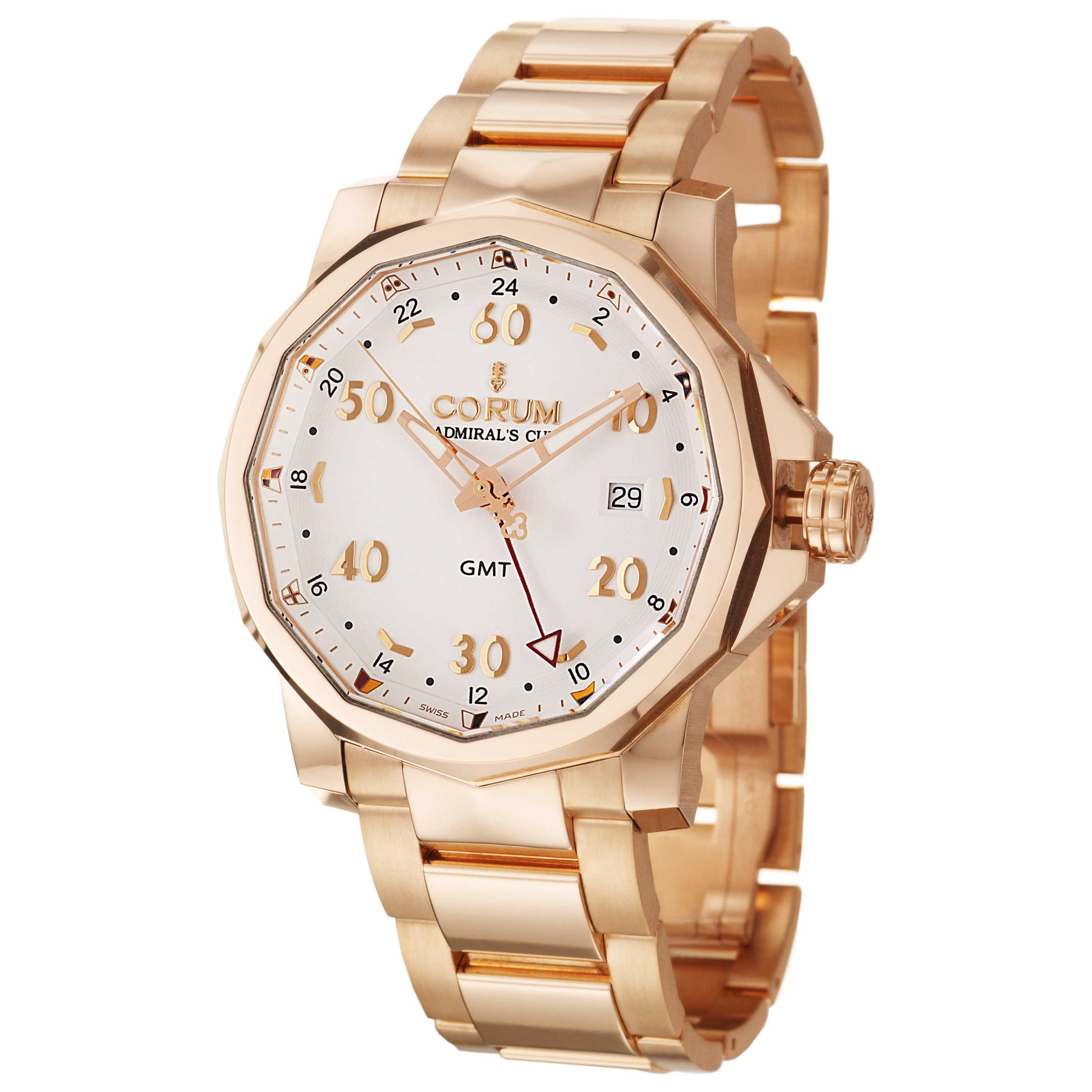 Front view of Corum Admiral's Cup Men's Automatic Watch 383-330-55-V700-AA12