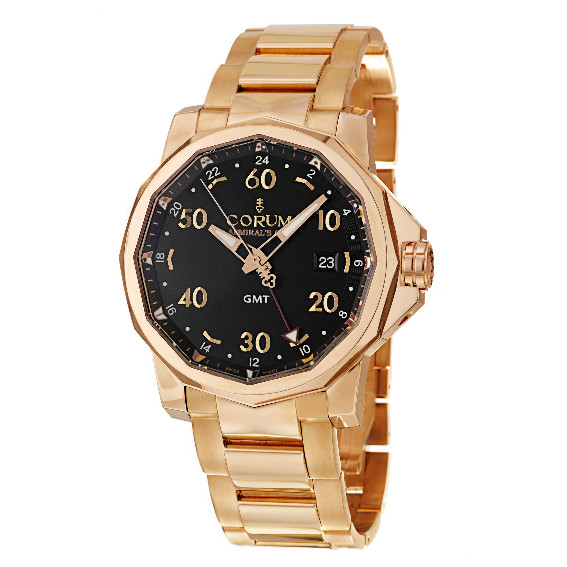 Front view of Corum Admiral's Cup Men's Automatic Watch 383-330-55-V700-AN22