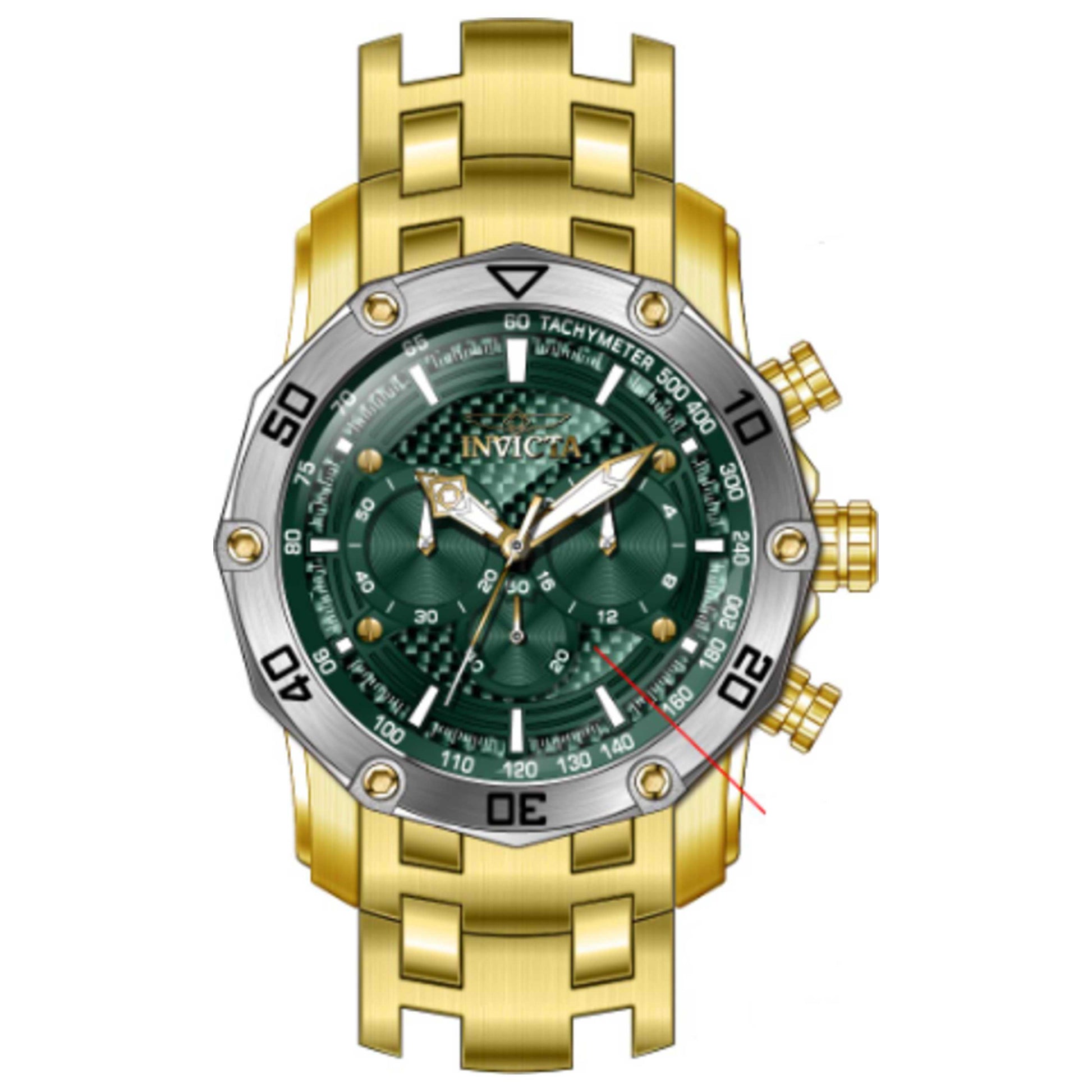 Front view of Invicta Pro Diver Men's Quartz Watch 38445