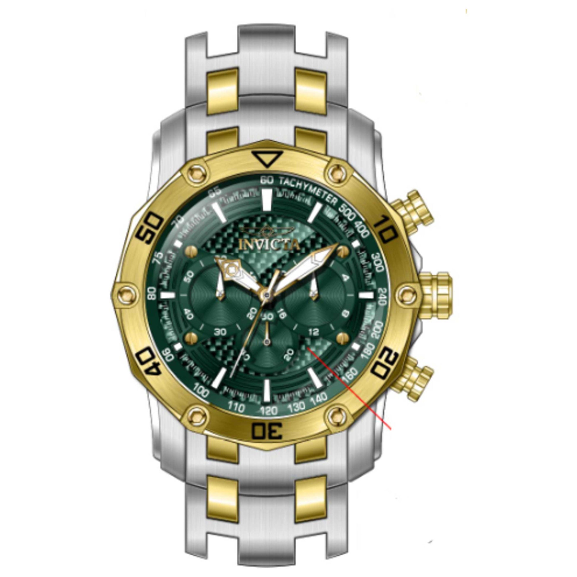 Front view of Invicta Pro Diver Men's Quartz Watch 38446