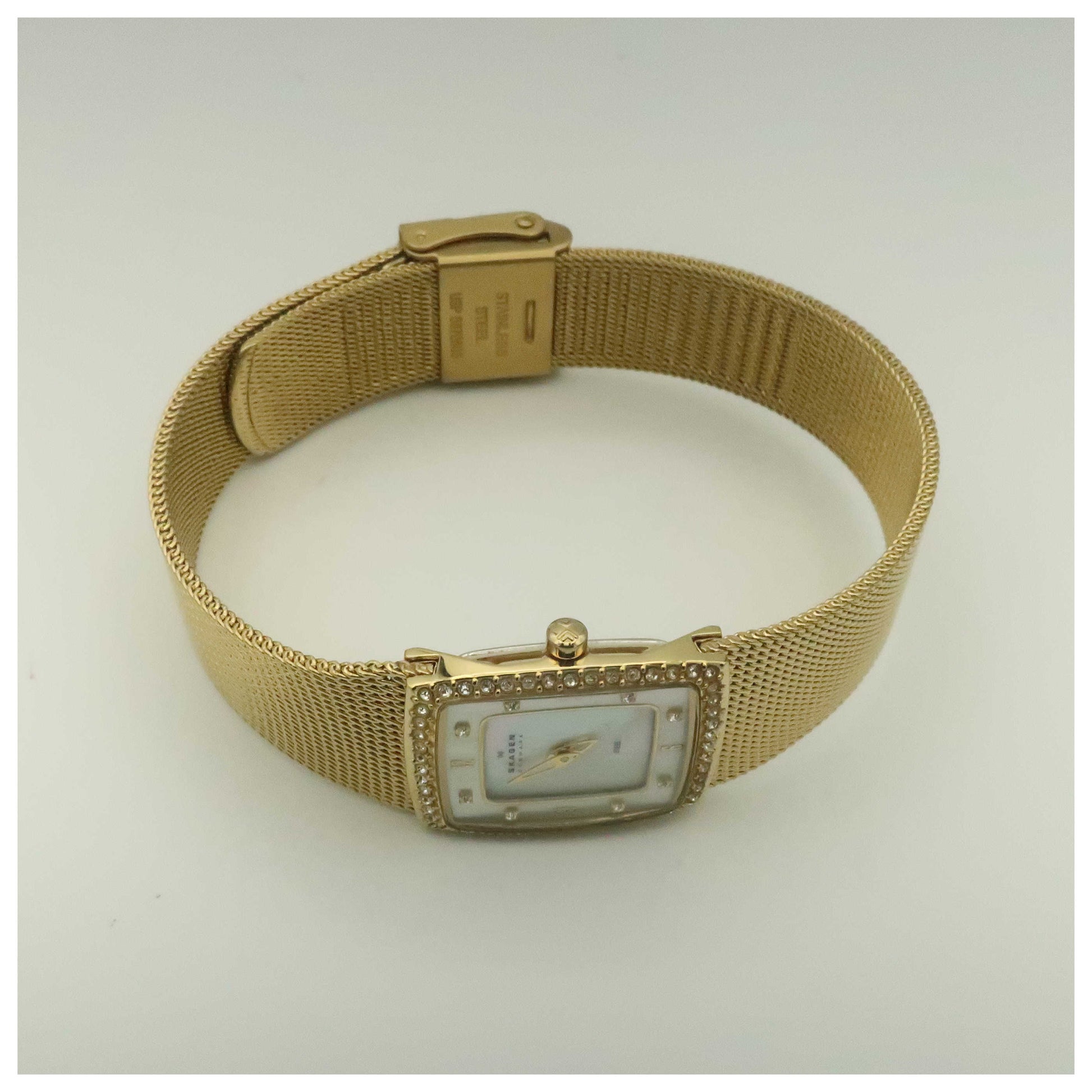 Skagen Mesh Women's Quartz Watch 384XSGG1-SD - Image #8