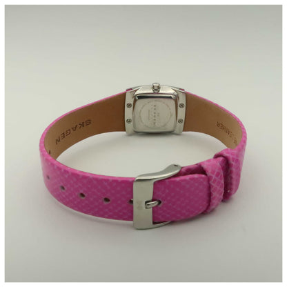 Skagen Leather Women's Japanese Quartz (Battery-Powered) Watch 384XSSLP-SDV - Image #2