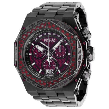 Front view of Invicta Carbon Hawk Men's Quartz Watch 38919